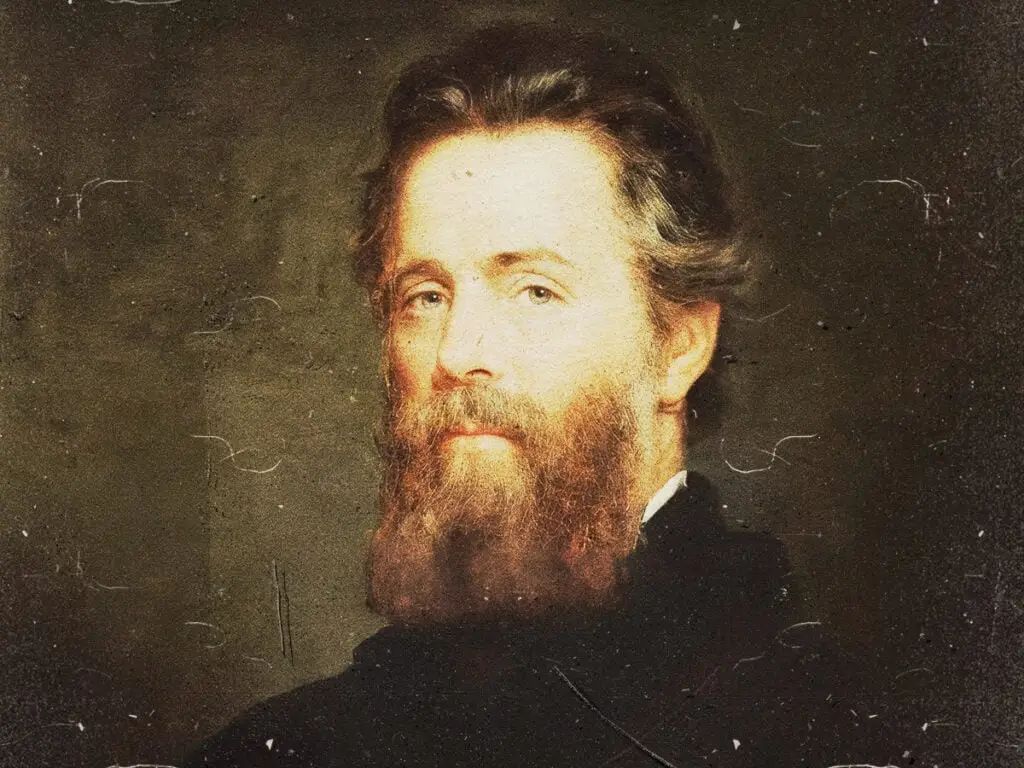 Portrait of author Herman Melville by Joseph O Eaton