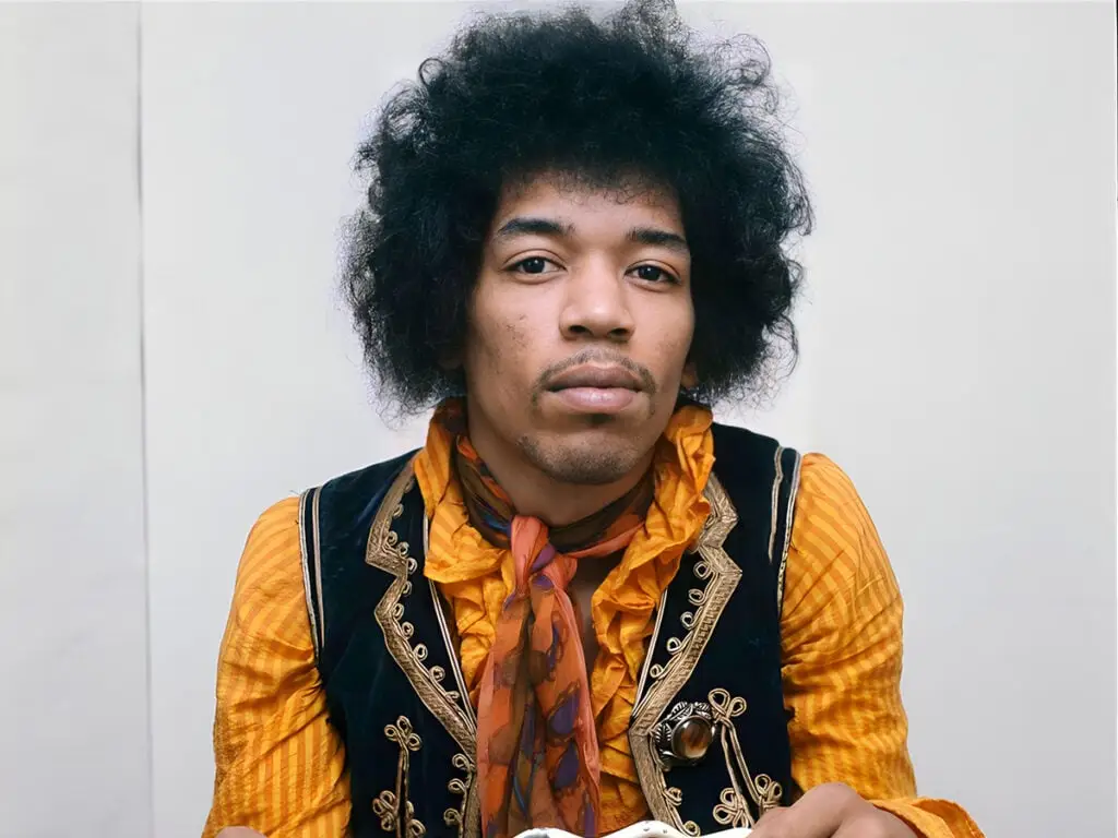 Jimi Hendrix in colour - Copenhagen 1967 by Bent Rej
