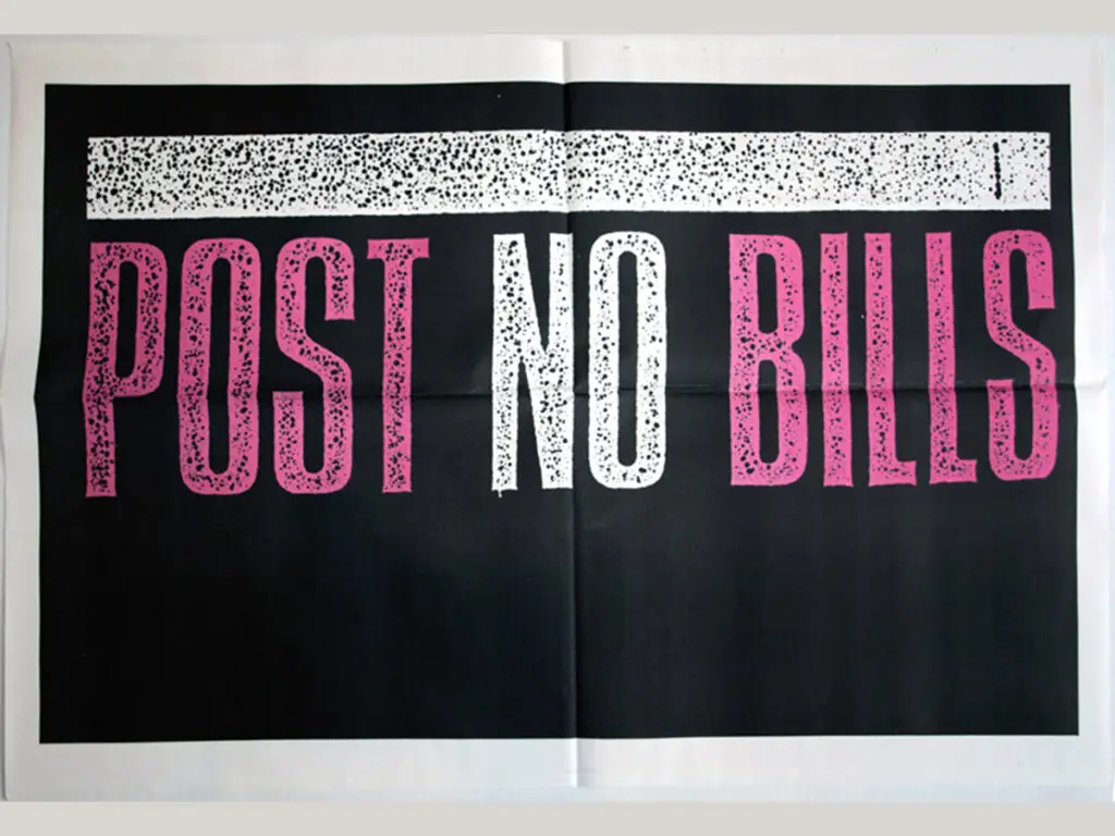 Talk Is Cheap- A New York street poster exhibition from 1984