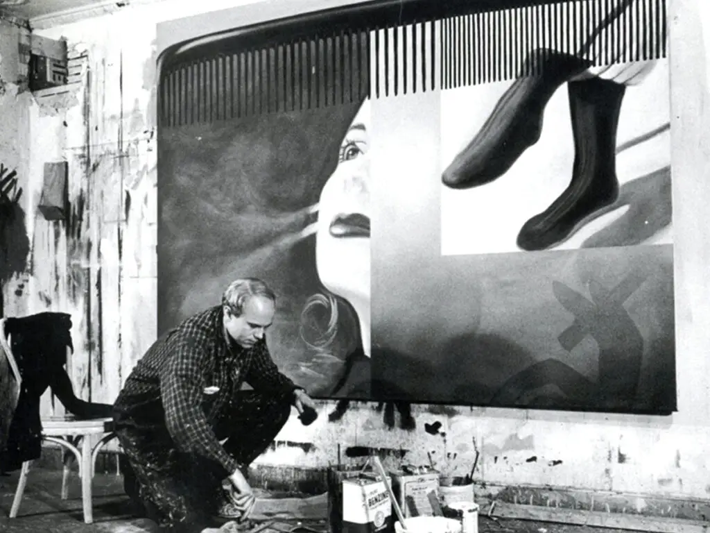 James Rosenquist, The Early Pictures, Photo by Paul Berg, Folded Card, Gagosian Gallery, 1992