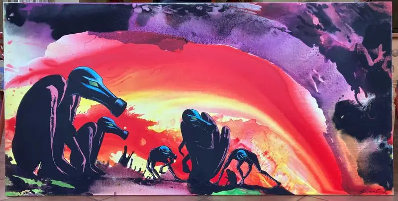 Far Out Meets: Gerald Scarfe, the artist painting Pink Floyd
