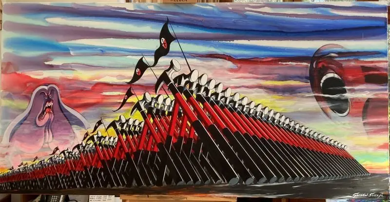 Far Out Meets: Gerald Scarfe, the artist painting Pink Floyd