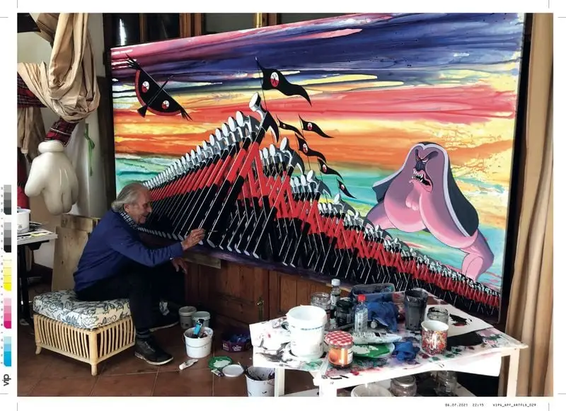 Far Out Meets: Gerald Scarfe, the artist painting Pink Floyd