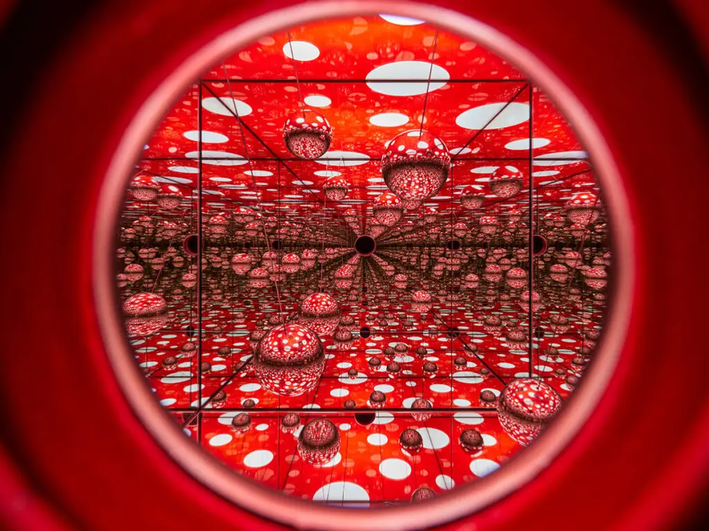 Dots Obsession, 2013 Installation view from Manchester International Festival 2023