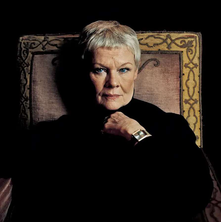 MBG Dame Judy Dench shot by Derrick Santini