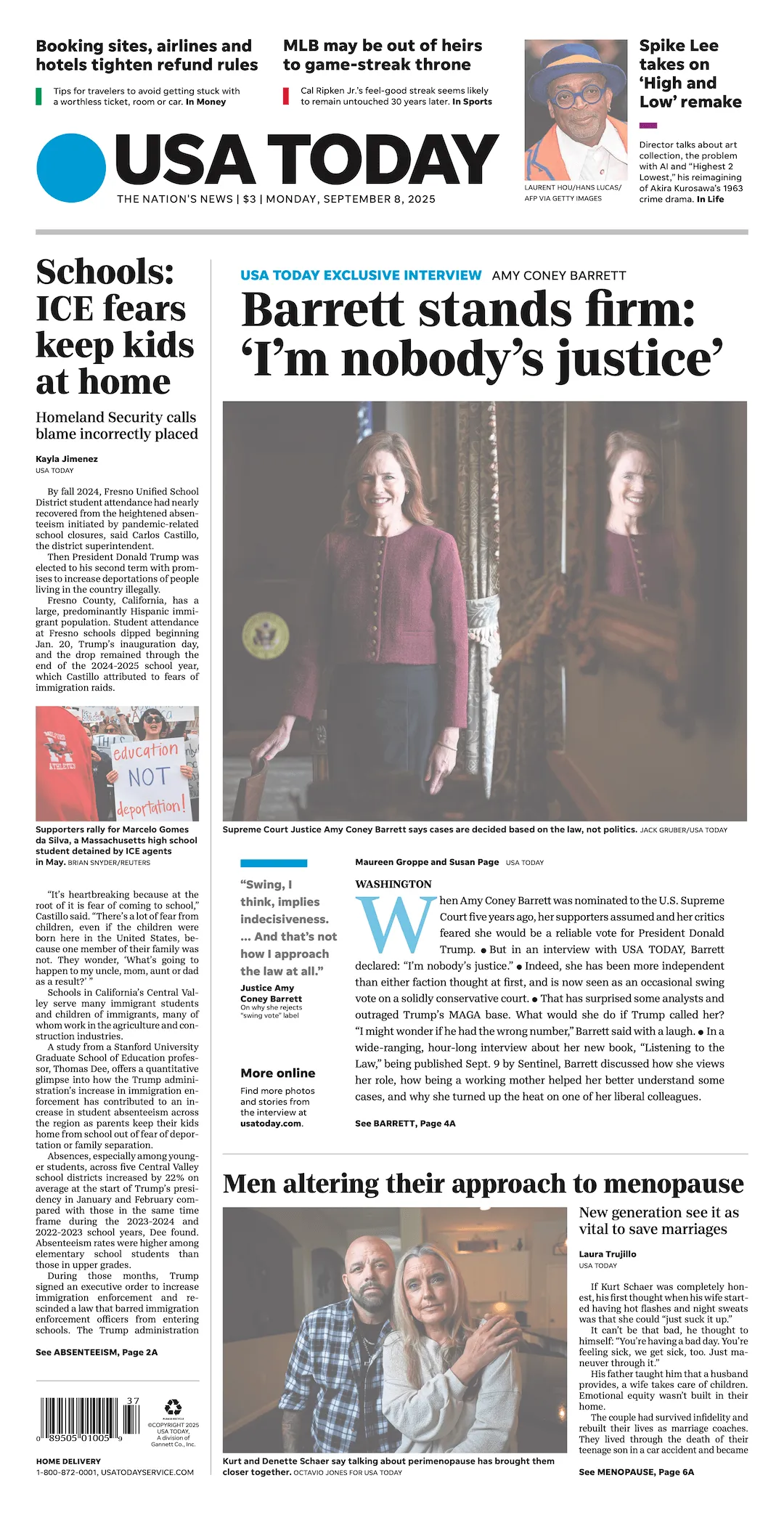 Avis | CBS a décroché une rare interview à la Cour suprême. Voici ce qu’Amy Coney Barrett a dit (et n’a pas dit).' width='1080' height='2086' title=