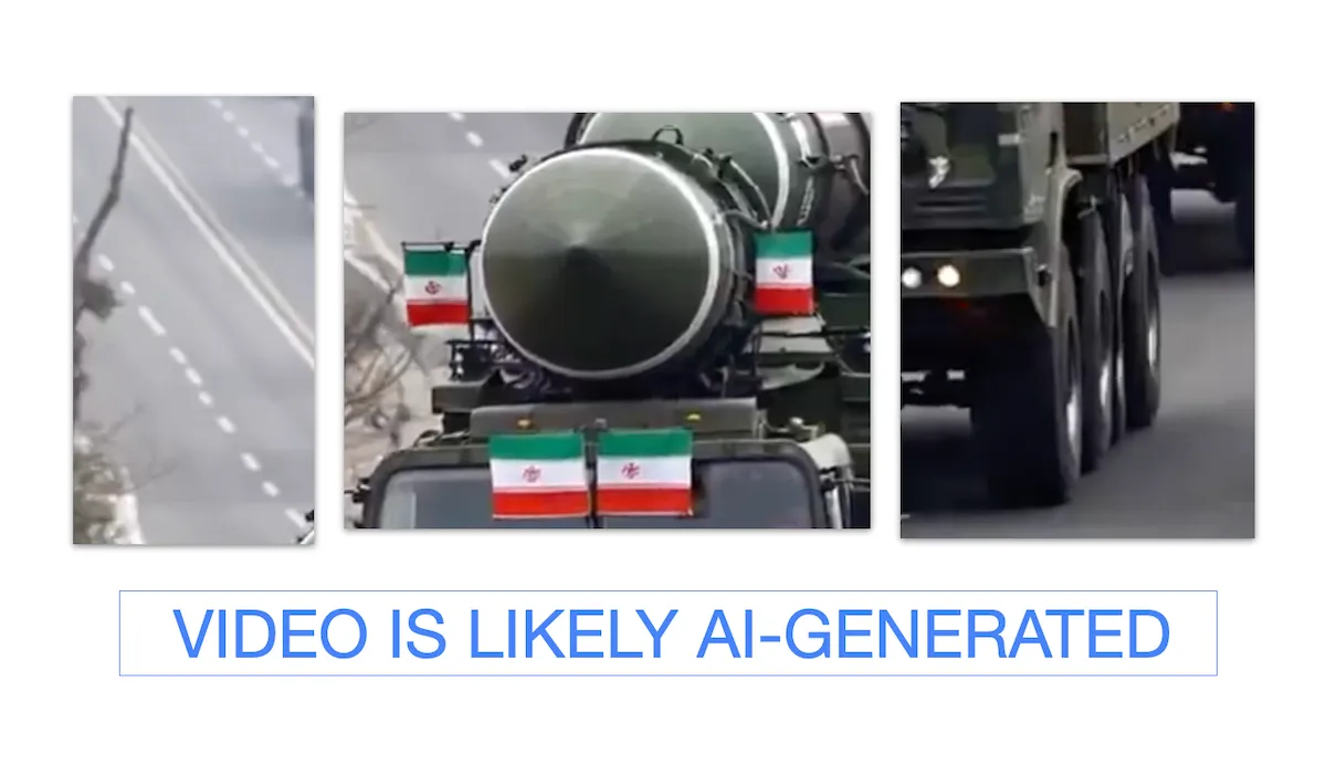Cómo detectar imágenes de guerra falsas después de los ataques de Estados Unidos contra instalaciones nucleares iraníes' width='1200' height='701' title=
