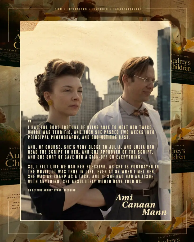 If she had an issue with anything, she absolutely would have told us- director Ami Canaan Mann shines a light on a pioneer in