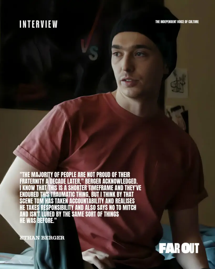 Men define their masculinity by how much trauma they can endure. Why?- director Ethan Berger on intense fraternity drama