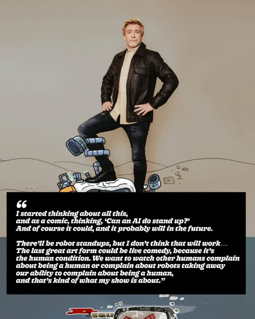 The last great art form could be live comedy- Rhys Darby on AI, returning to standup, and branching out as an actor - 2025 - Interview