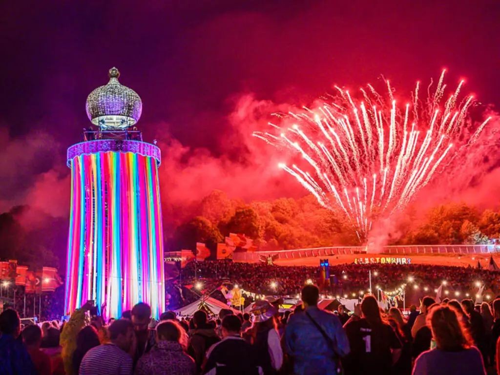 Glastonbury Festival - Ribbon Tower - Worthy Farm - Somerset - 2023 - Far Out Magazine 02