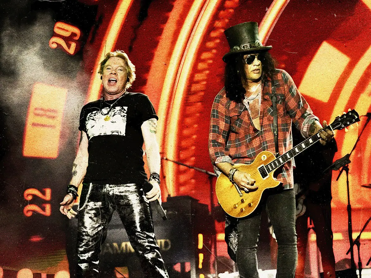 Axl Rose - Slash - Guns N Roses - Glastonbury 2023