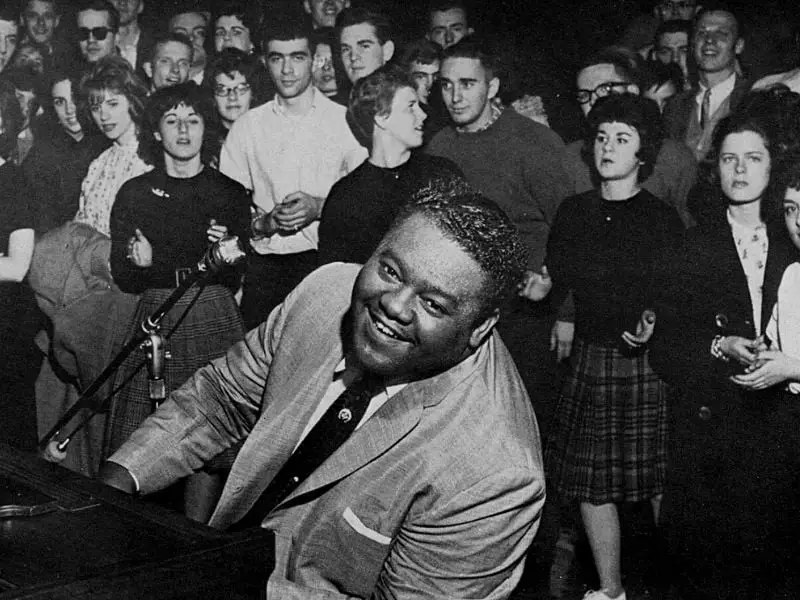 Fats Domino performing live