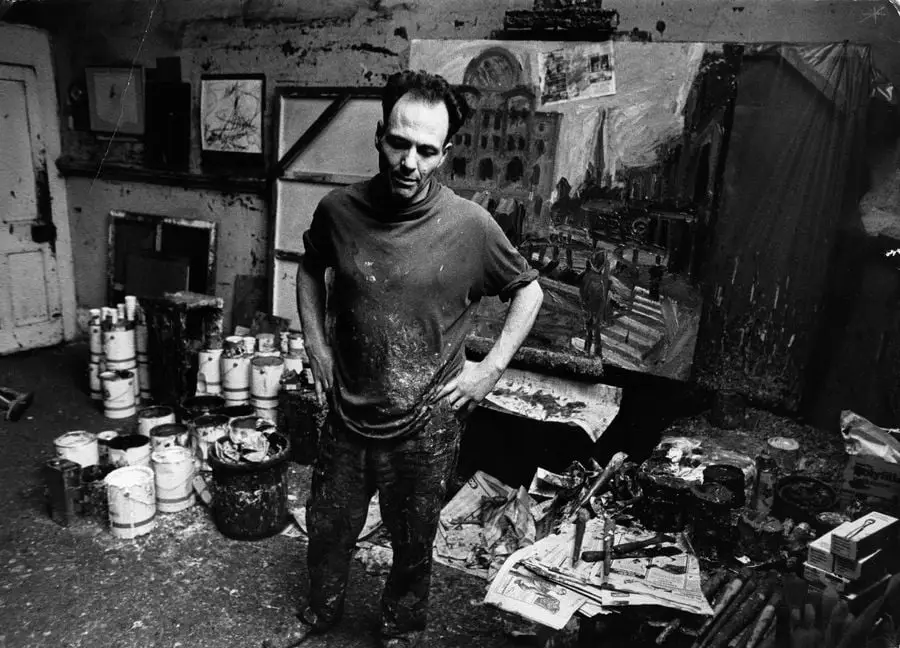 The artist Frank Auerbach (1931