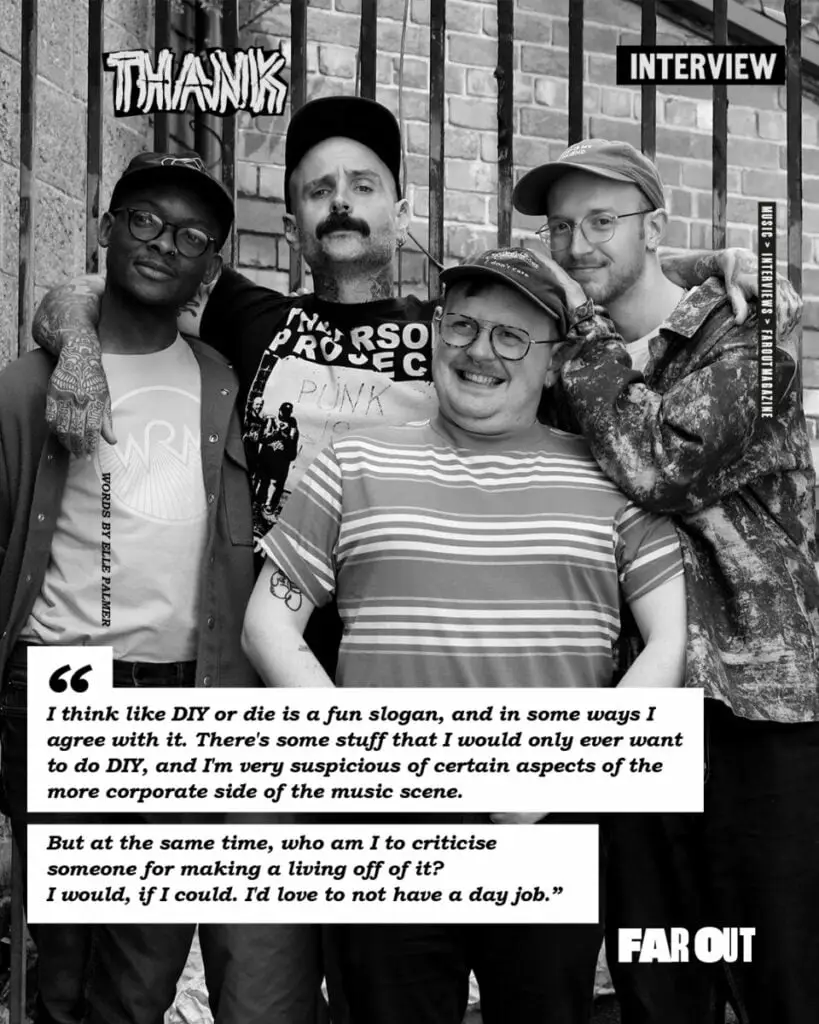 Do it badly- Discussing DIY scenes with Freddy from Thank - 2024 - Interview - Far Out Magazine