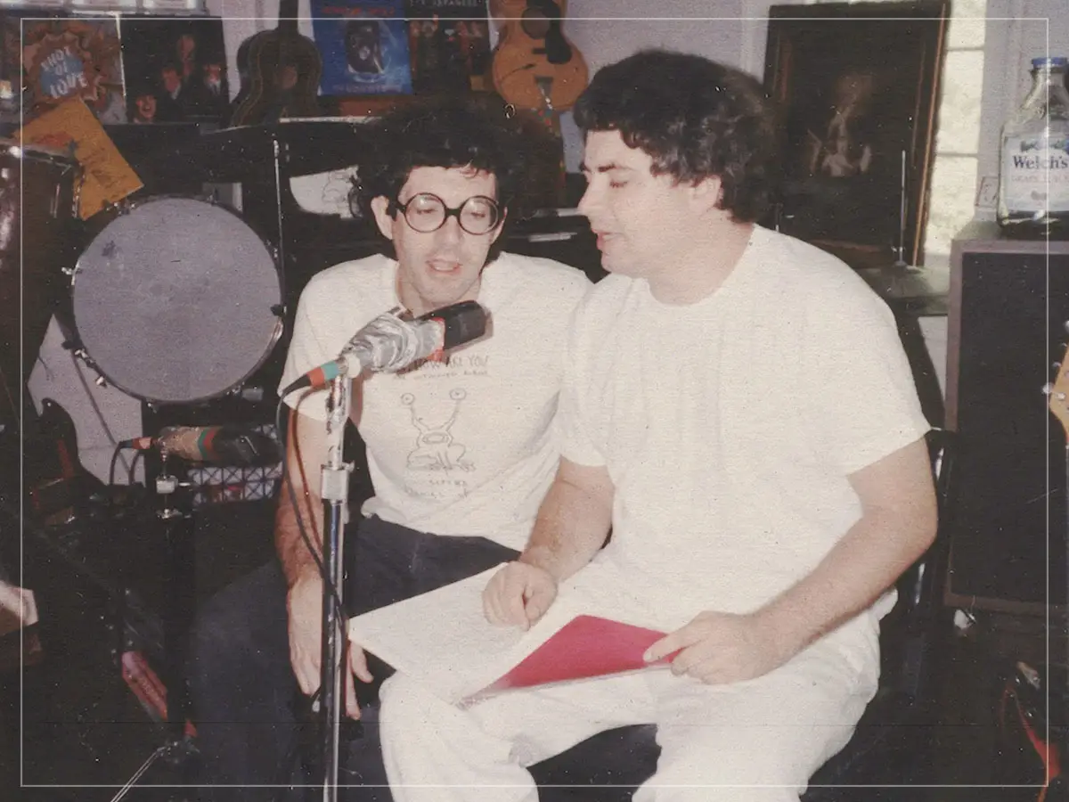 Jad Fair and Daniel Johnston