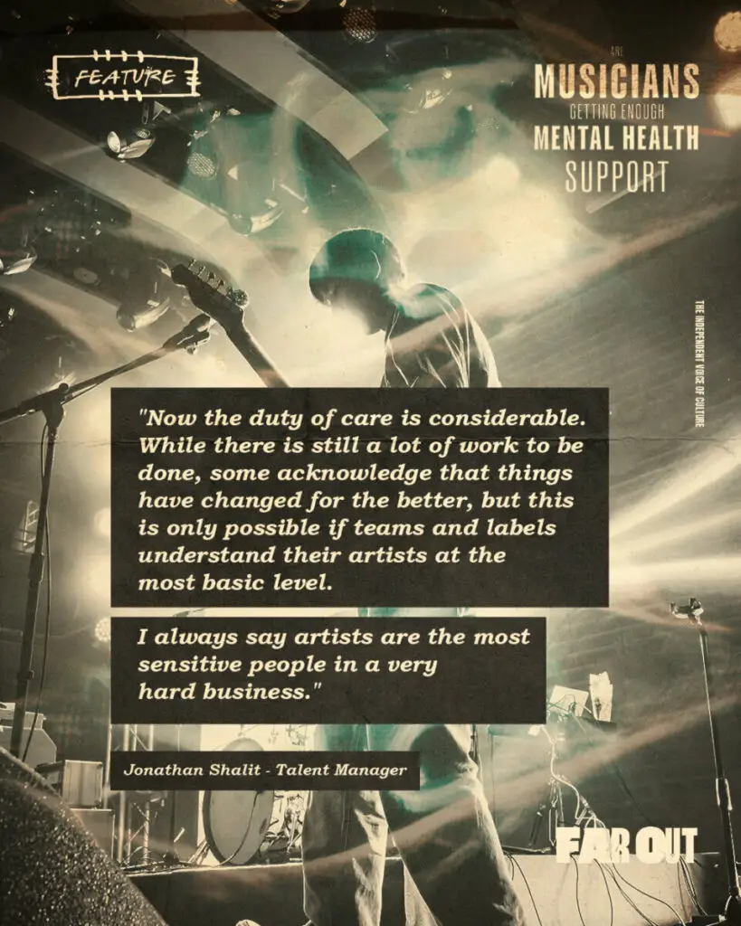 Are musicians getting enough mental health support? - Far Out Magazine - Pull Quote 03