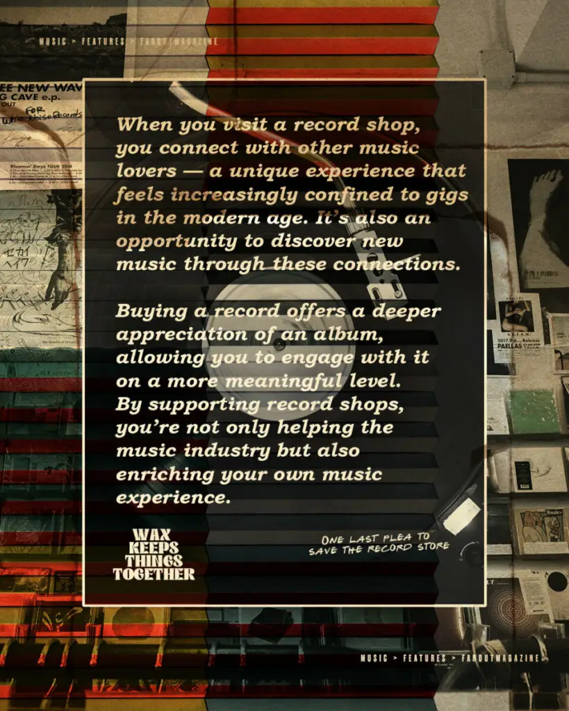 Wax keeps things together- One last plea to save the record store - 2025