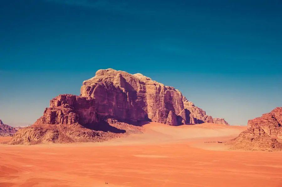 Wadi Rum, the Jordan desert used as an otherworldly filming location