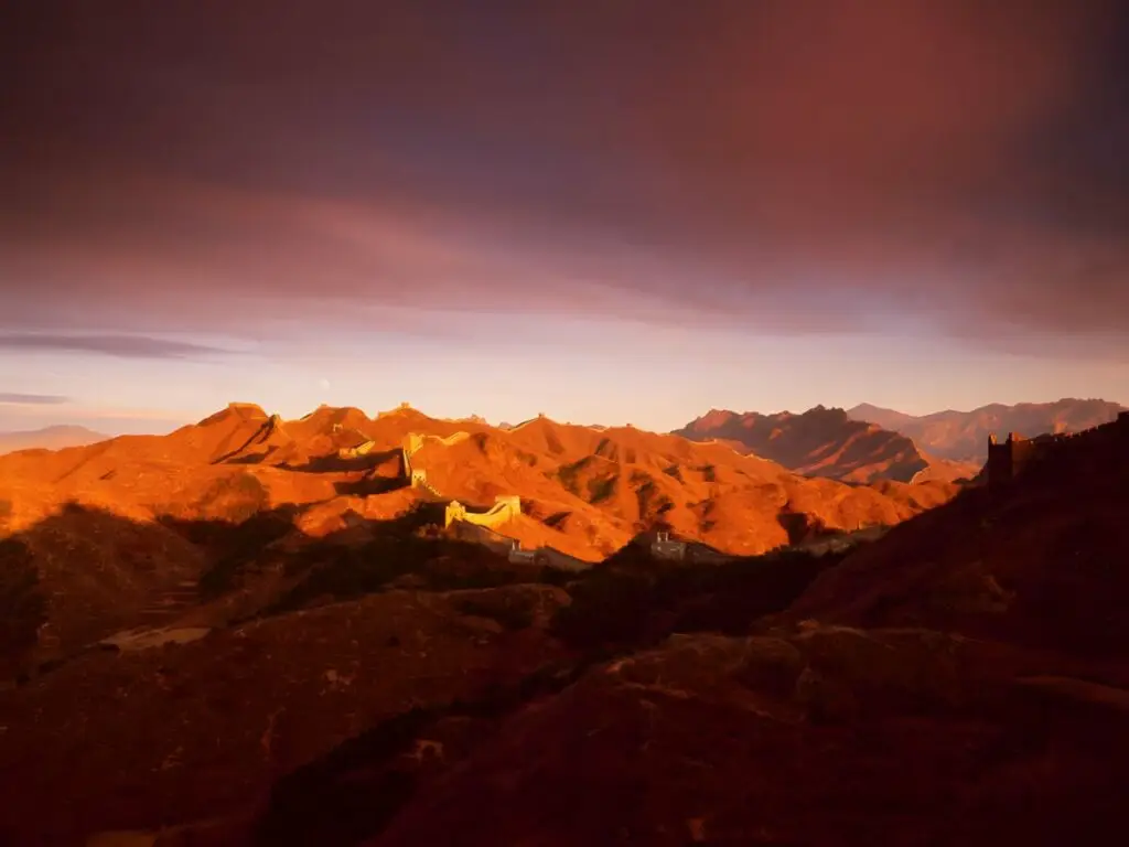 Bent Rej - Places and Skies - Far Out Magazine - Moonrise, The China Wall