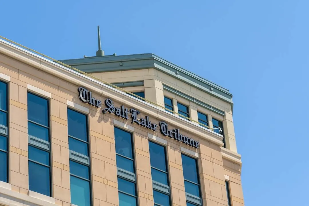 Na organização sem fins lucrativos Salt Lake Tribune, uma reviravolta e agora uma grande aposta