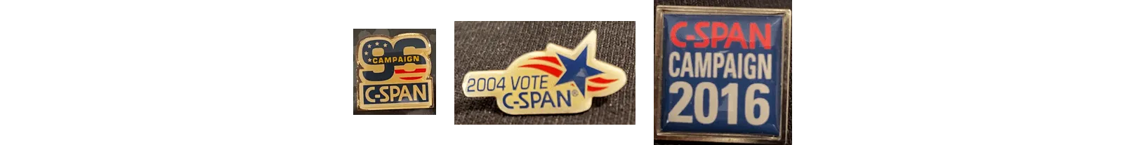 Uma breve história da mídia por meio de distintivos de convenções políticas' width='1632' height='207' title=