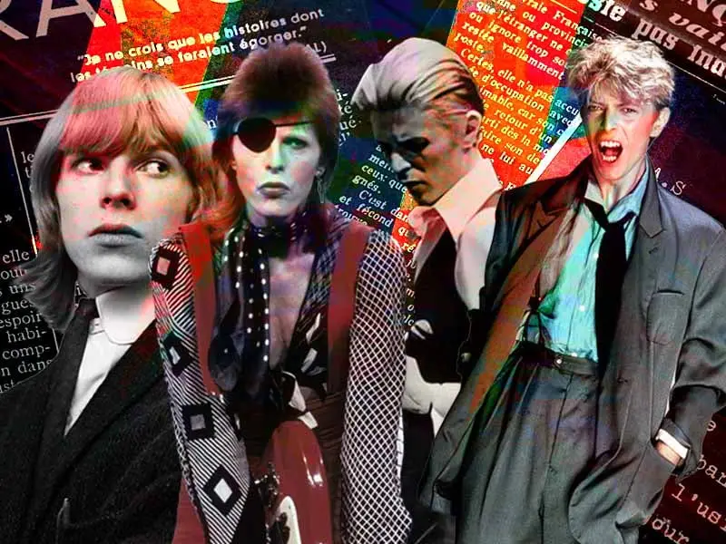 Uns fotografia pares David Bowie par Markus Klinko