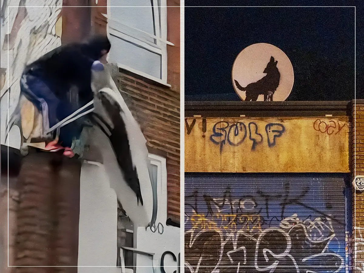 Obras de arte de Banksy robadas de London Street