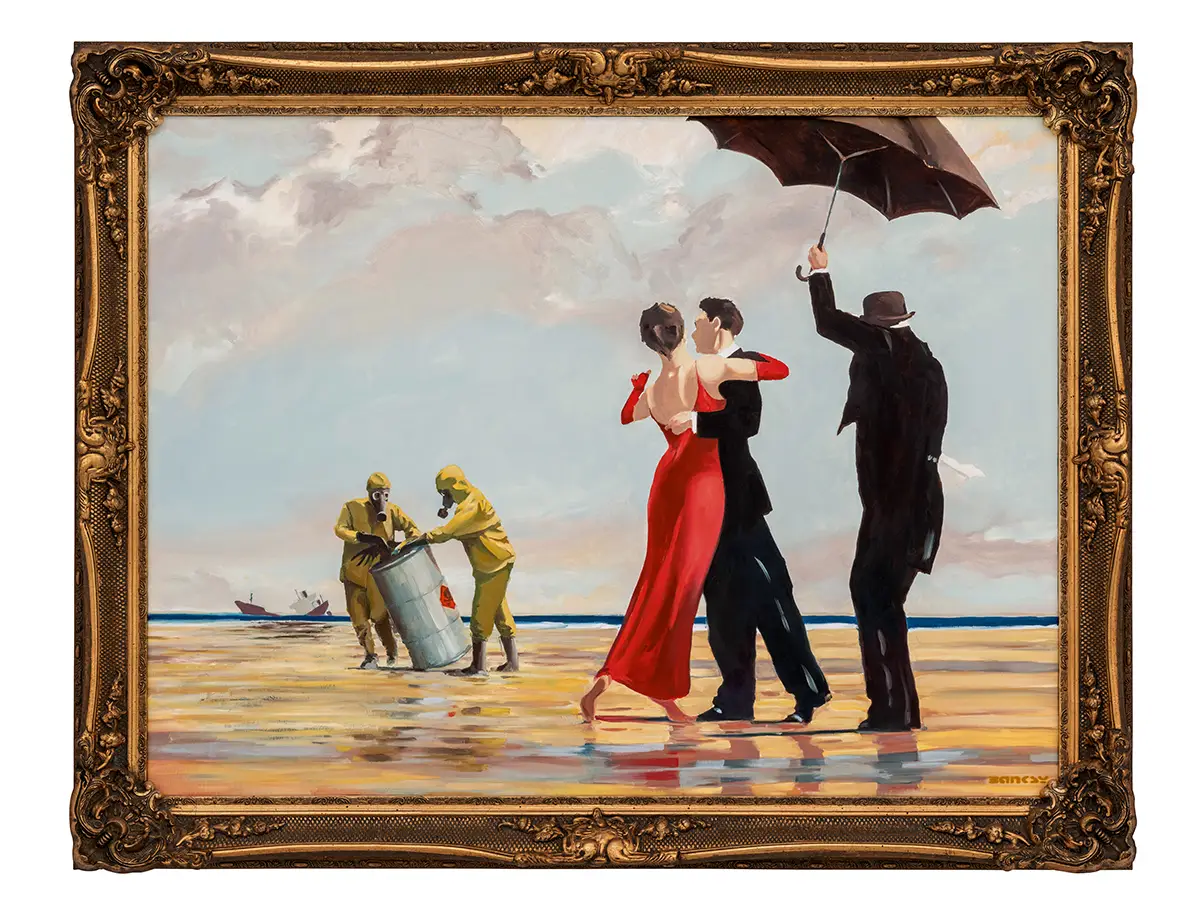 Mark Hoppus vende raros Banksy para milhões de pessoas no leilão da Sotheby