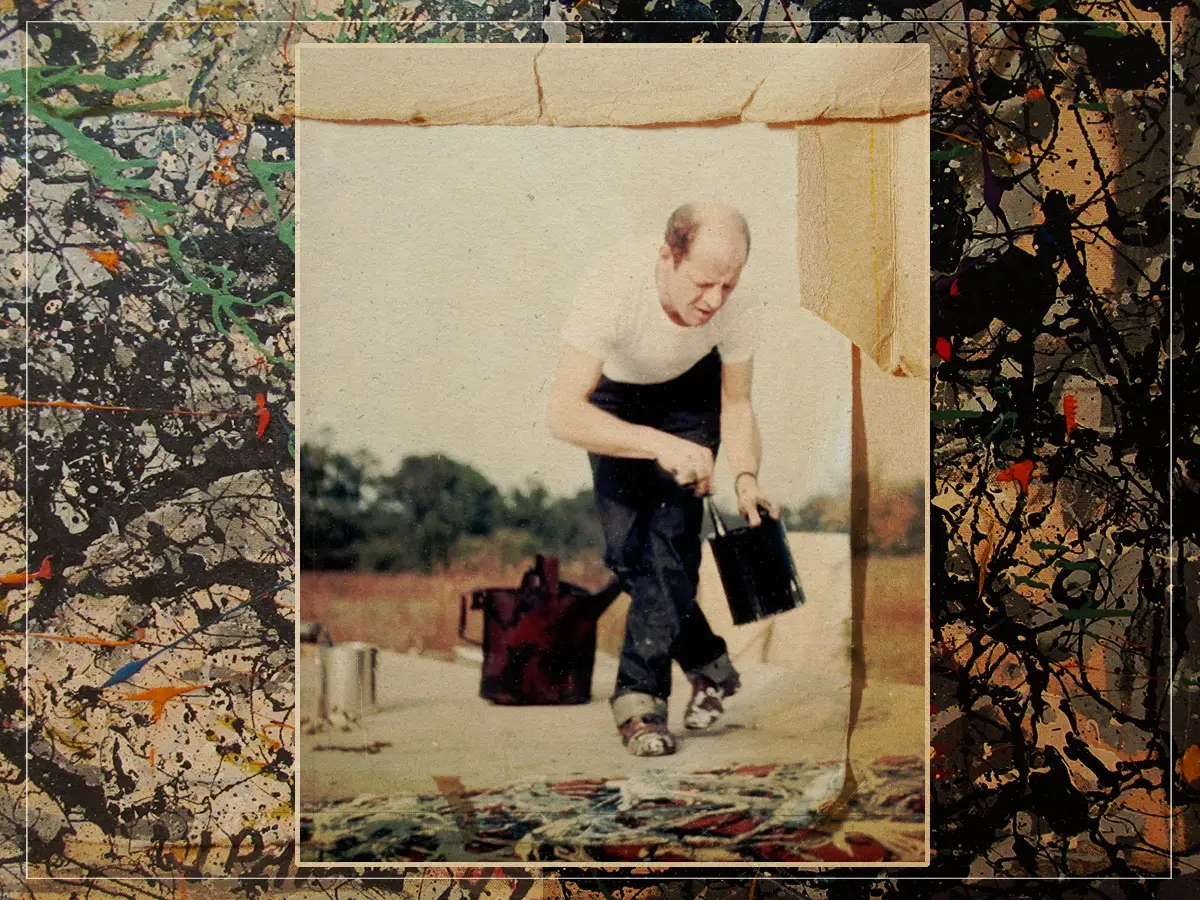 Cómo las salpicaduras en un muro convirtieron a Jackson Pollock en el dibujante más hábil