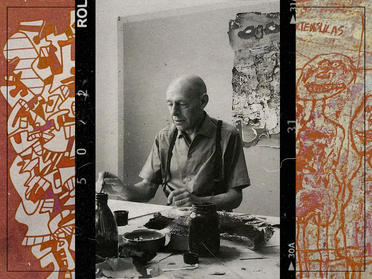 O movimento complicado da arte de Jean Dubuffet
