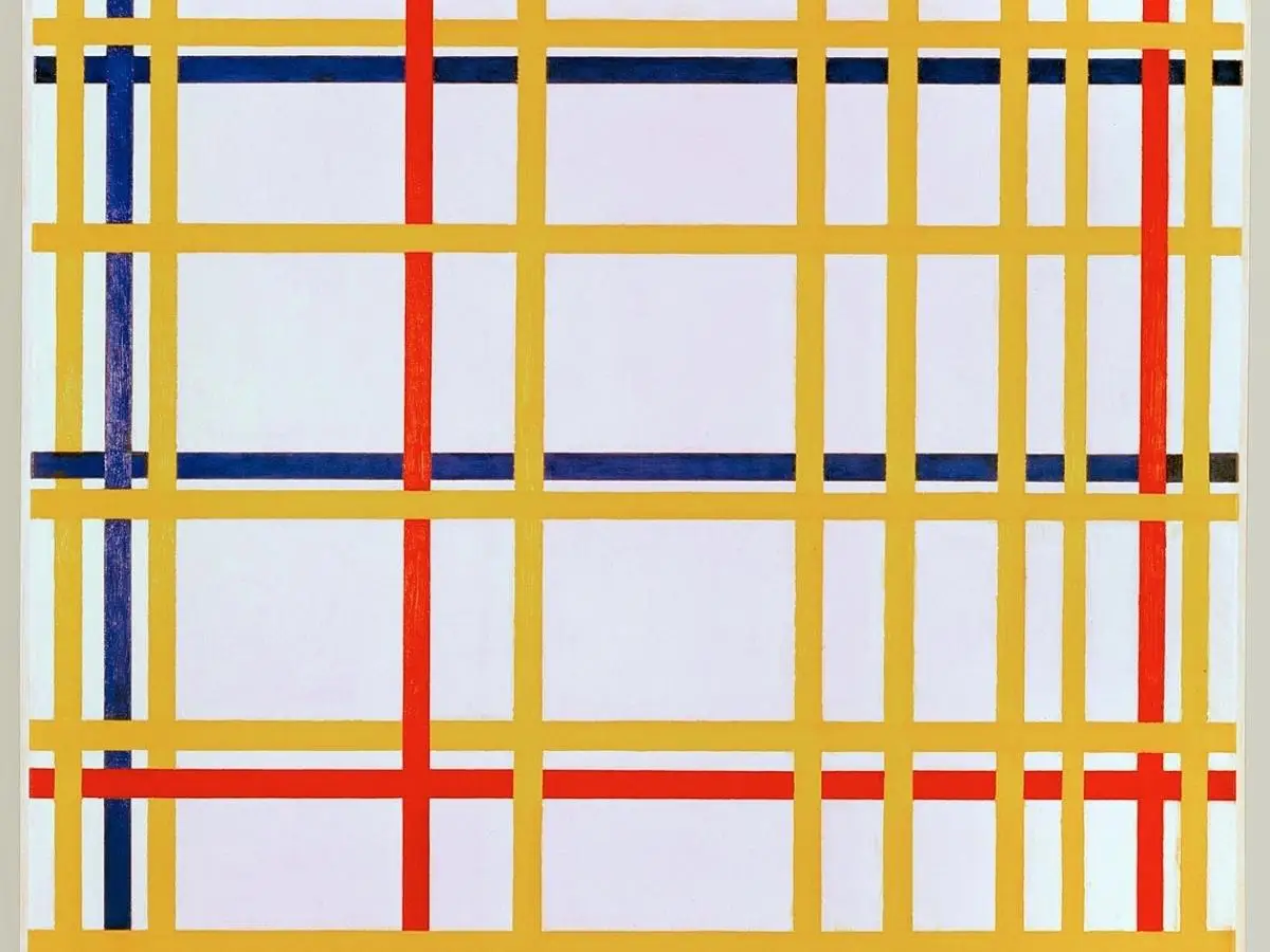 La pintura de Piet Mondrian colgó al revés durante 75 años