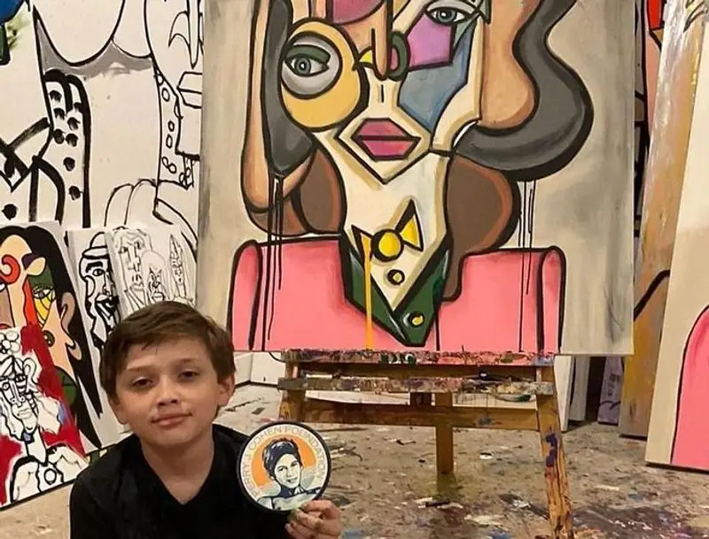 ANDRES VALENCIA: Dezenove fazendas mudaram e traz o mundo da arte para uma tempestade e vende pinturas para as estrelas