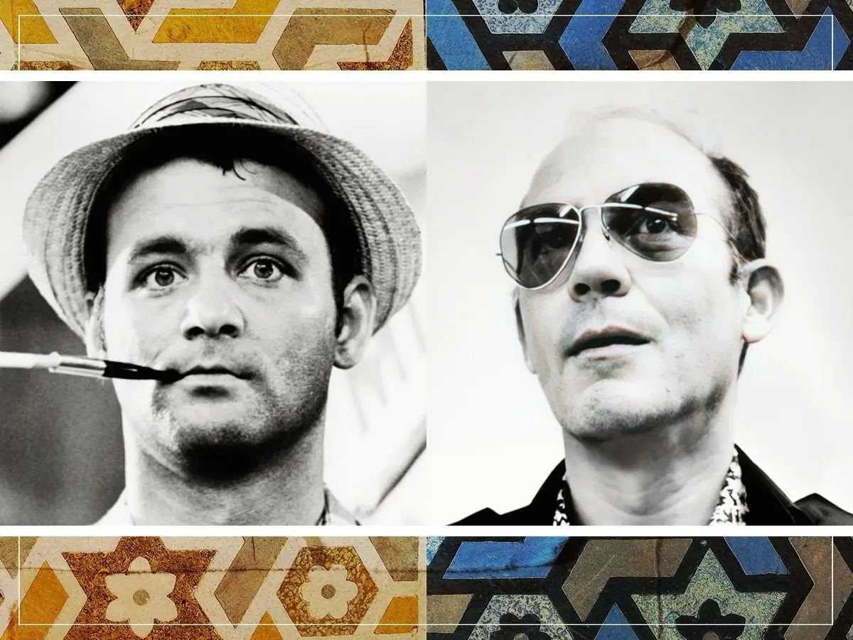 O caçador noturno Thompson afogou Bill Murray Visto