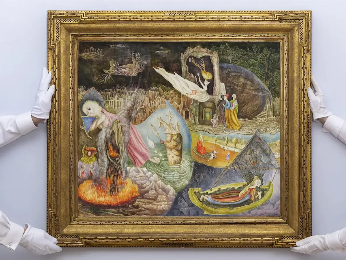 Novas gravações para as pinturas de Leonora Carrington porque obras de arte por 28,5 milhões de dólares são vendidos