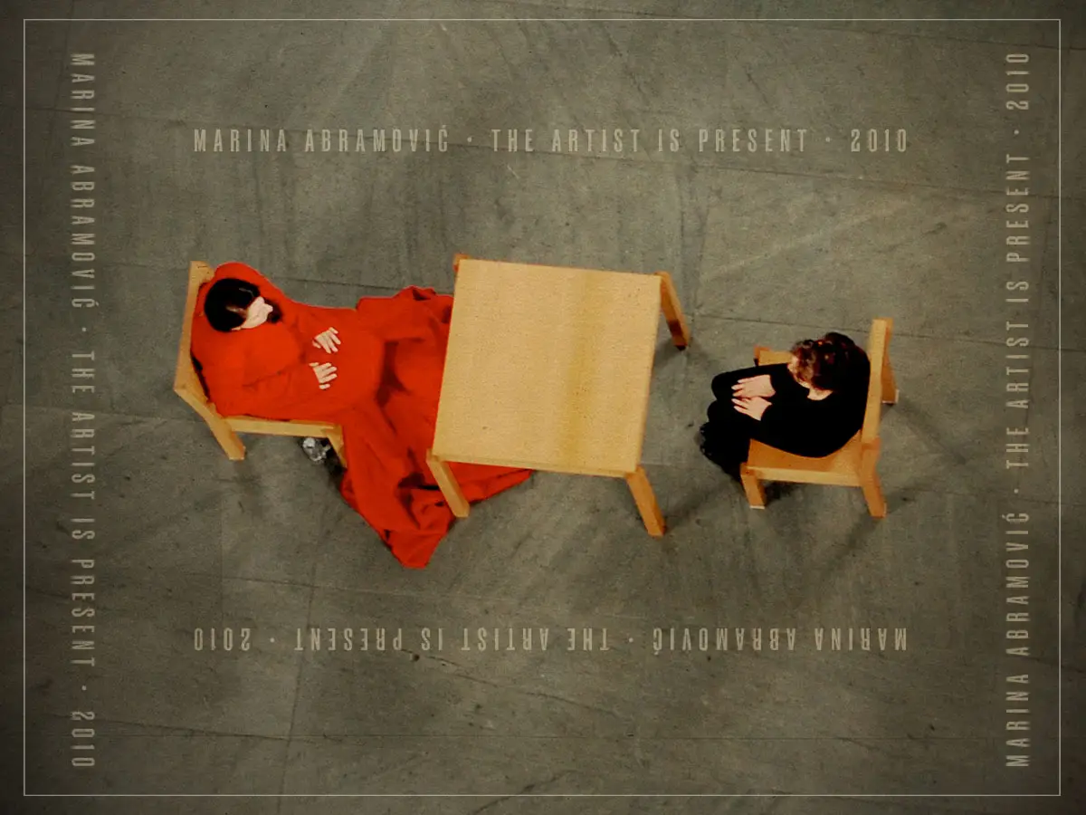 Ouça -me: o artista está presente é a obra mais importante da arte do nosso tempo