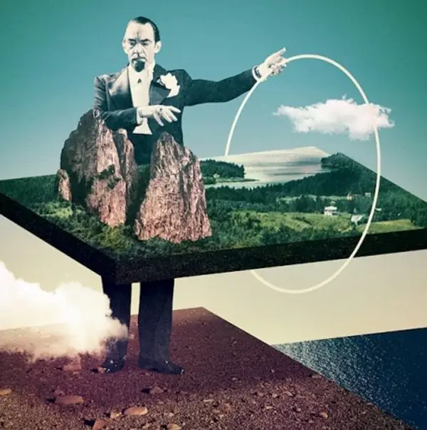 O artista de colagem francesa inspirada nos Twin Peaks de David Lynch