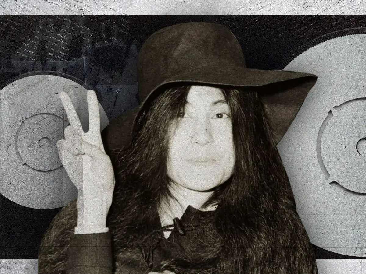 A arte da nudez: corte o corte clássico de Yoko Ono