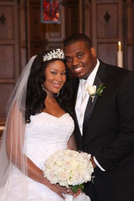   Anansa Sims e il suo ex marito, quando insieme hanno avuto tre figli.