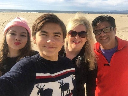   ashton arbab's family including sister. 
