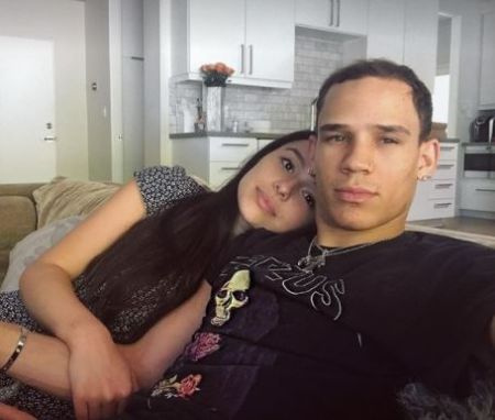   La modella Instagram Sophie con il suo fidanzato Austin Dash.