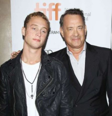   Micaia Hanks' father, Chet Hanks with his father, Tom Hanks