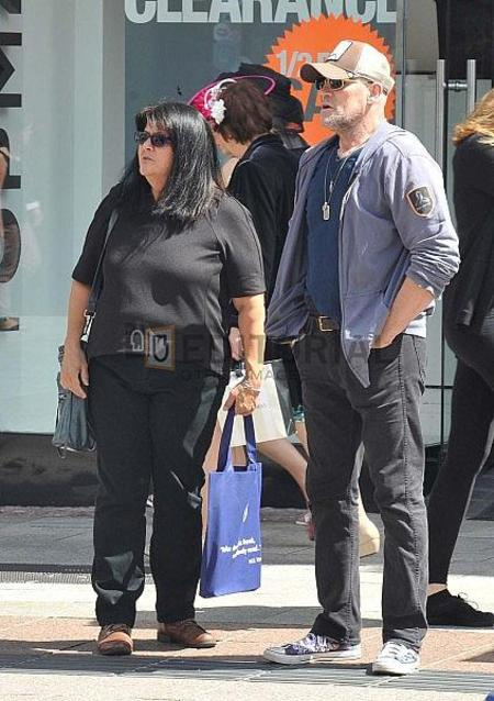   Michael Rooker con su esposa, Margot Rooker en Dublín en