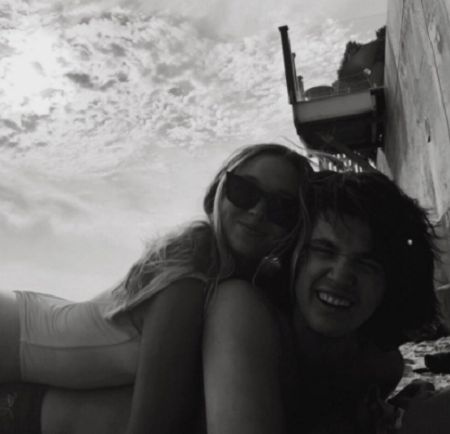   Emma Gretzky e seu amor Luc.