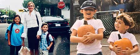 Chandler y Carter's childhood photos