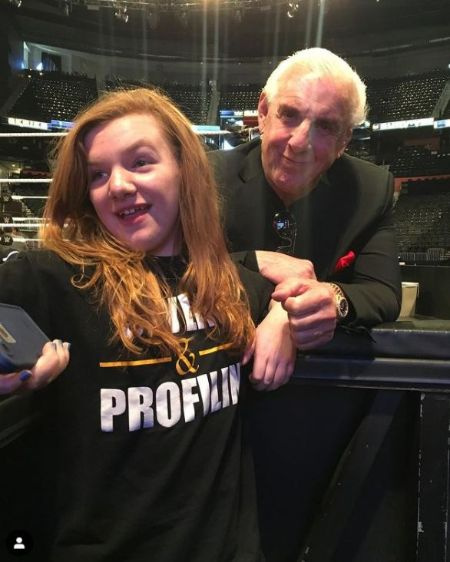   La hija de Megan Fliehr y su padre Ric