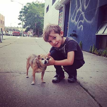   Domino Kirke e Morgan O'Kane's son, Cassius Riley
