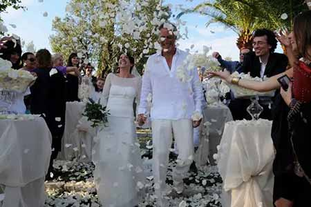 Vanessa Vadim e seu ex-marido Paul Van