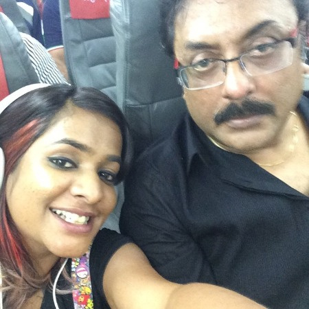   Keya Pothen ha un ottimo rapporto con il suo defunto padre