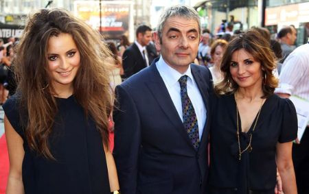 Sunetra con su hija Lily y Rowan